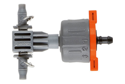 Image of Gardena Micro-Drip-System Regulierbarer Reihentropfer, druckausgleichend bei JUMBO
