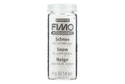 Image of Fimo Schnee, Glasflasche mit 4g, SB-Blister bei JUMBO