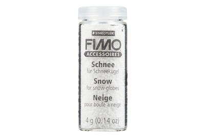 Image of Fimo Schnee, Glasflasche mit 4g, SB-Blister