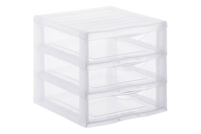 Image of Rotho Schubladen A6, 3 Schübe Orgamix bei JUMBO
