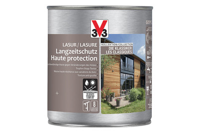 Image of V33 Holzlasur Langzeitschutz H2O 0.75 l Eiche hell bei JUMBO