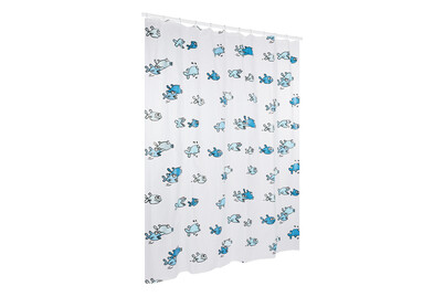 Image of Duschvorhang Hugo 180x200 cm blau bei JUMBO