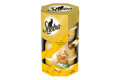 Image of Sheba Katzenfutter Hühnchenbrustfilets 4x80g bei JUMBO