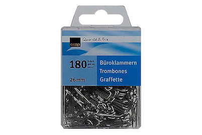 Image of Qualité&Prix Büroklammen 26mm 180 Stück bei JUMBO