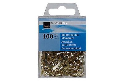 Image of Qualité&Prix Mustertütenklammern 17 mm 100 Stk. bei JUMBO
