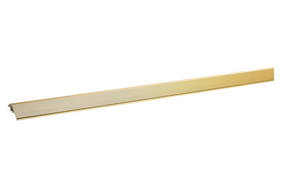 Image of Parkett Niveauausgleich Alu 1 m a=40 mm messing, geschrumpft bei JUMBO