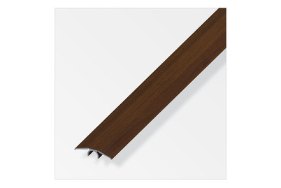 Image of Parkett Übergangsprofil Alu 1 m a=33 mm nussbaum, geschrumpft bei JUMBO