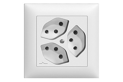 Image of UP Steckdose 3xT13 1x getrennt bei JUMBO