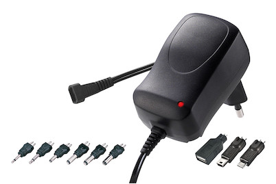 Image of Netzgerät 600 mA 6 Einsätze + USB bei JUMBO