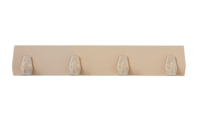 Image of Hakenleiste mit 4 Haken beige bei JUMBO