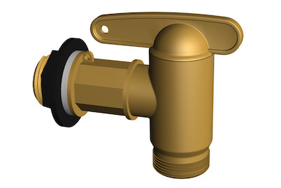 Image of Kunststoffhahn Aqua-Quick messing 3/4 bei JUMBO