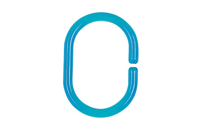 Image of Duschvorhangringe C-Minor acqua bei JUMBO