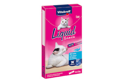 Image of Vitakraft Liquid-Katzensnack Lachs 6 Stück bei JUMBO