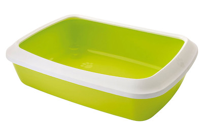 Image of Vitakraft Katzentoilette mit Rand, grün 50 x 37 x 14 cm bei JUMBO