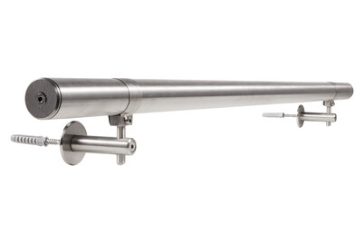 Image of Handlauf-Set Edelstahl 1200 mm bei JUMBO