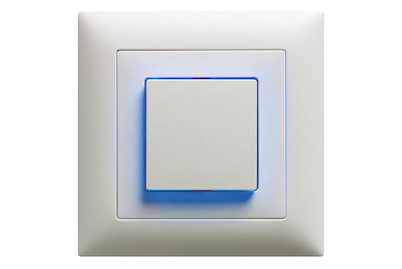 Image of UP Drucktaster beleuchtet LED blau