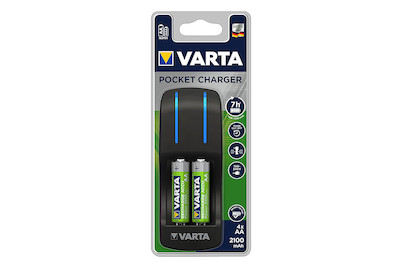 Image of Varta Pocket Charger 4xAA R2U 2100mAh bei JUMBO