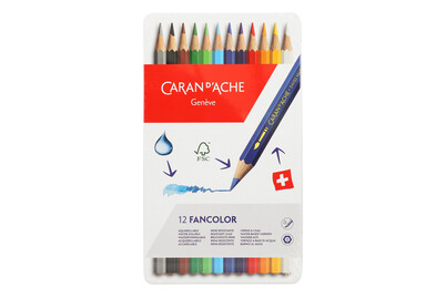 Image of Caran d'Ache Fancolor Farb. Sort. 12 Stück-FSC bei JUMBO