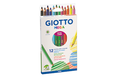 Image of Giotto Farbstifte Mega 12 Stück