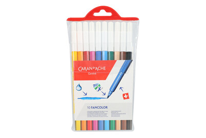 Image of Caran d'Ache Fancolor Faserschreiber Ass. 10 Stk. bei JUMBO