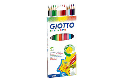 Image of Giotto Farbstift Acquarell Stilnovo Etui à 12 Stück bei JUMBO
