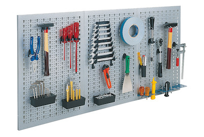 Image of Stahlblech-Lochwand 3-teilig bei JUMBO