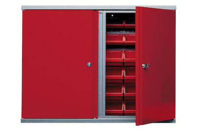 Image of Hängeschrank rot 2 Türen bei JUMBO