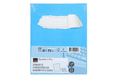 Image of Qualité&Prix Schulhefte E5 8mm liniert ohne Rahmen 2 Stück bei JUMBO