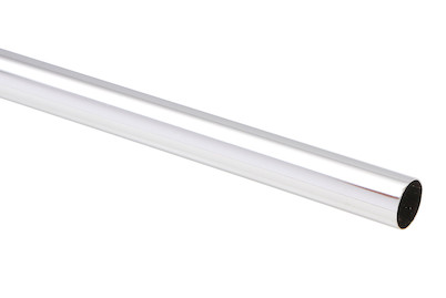 Image of Vorhang Rohr Chrom 20 mm 160 cm bei JUMBO