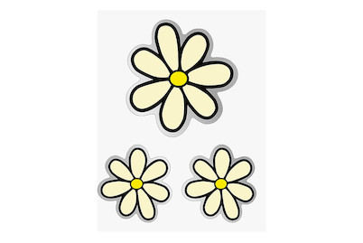 Image of Sticker Blumenset Dimension bei JUMBO