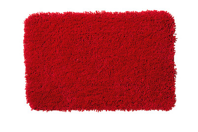 Image of Badteppich Highland 60x90 cm red