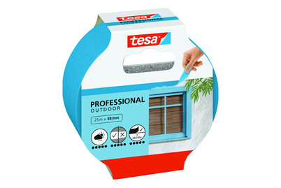 Image of tesa® Malerband Professional Outdoor - UV- und wetterbeständig, ideal für Malerarbeiten im Außenbereich