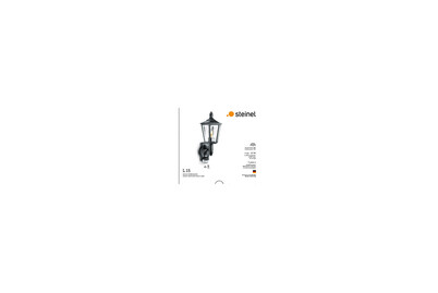 Image of Sensorlampe L15 schwarz bei JUMBO
