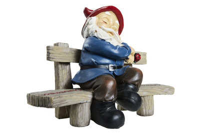 Image of Home and More Zwerg auf Bank träumend bei JUMBO