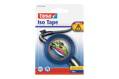 Image of Tesa Isolierband Iso Tape 10 m x 15 mm blau bei JUMBO