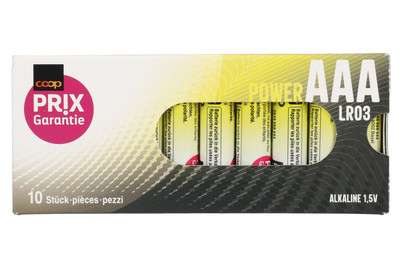 Image of Prix Garantie Batterien Aaa/Lr03 10 Stück