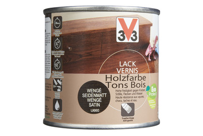 Image of V33 Lack Holzfarbe 0.25 l seidenmatt wengé bei JUMBO