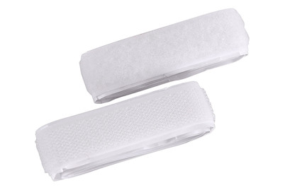 Image of Klettverschlussband selbstklebend weiss bei JUMBO