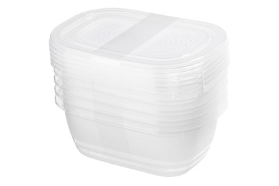 Image of Rotho Set Kühlschrankdosen 5 x 0.5 l ECO bei JUMBO