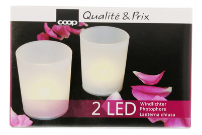 Image of Q&P LED Windlichter warmweiss 2 Stück bei JUMBO