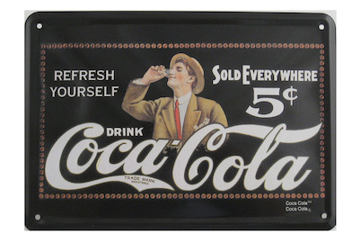 Image of Schild Coca Cola Refresh yourself bei JUMBO