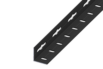 Image of Winkelprofil Stahl verzinkt schwarz 35.5 x 1.5 mm / 1 m bei JUMBO