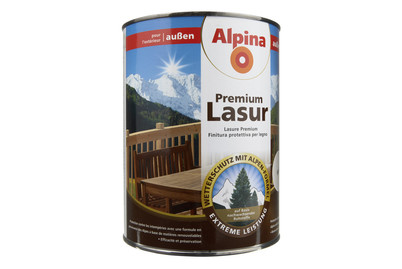 Image of Alpina Premium Lasur Weiss 2.5l bei JUMBO