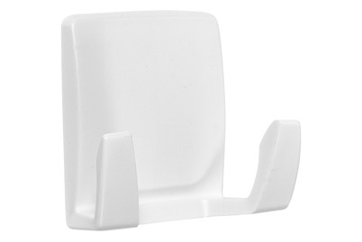 Image of Tesa Doppelhaken für Dusche und Bad weiss bei JUMBO