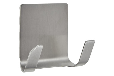 Image of Tesa Doppelhaken für Dusche und Bad, Metall bei JUMBO