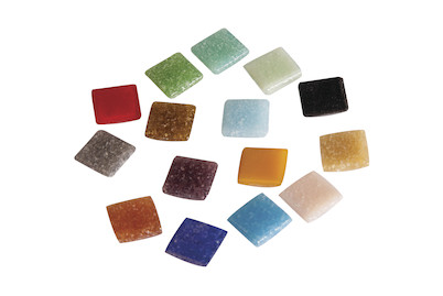 Image of Mosaiksteine, 1x1cm, (ca.1300Stück), Eimer 1kg bei JUMBO