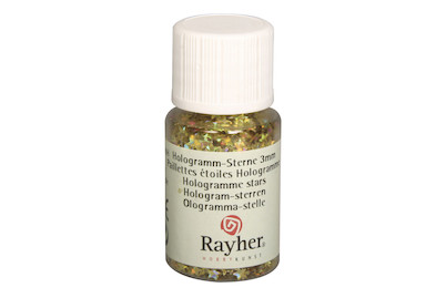 Image of Hologramm-Sterne, 3 mm, Fläschchen 4 g bei JUMBO