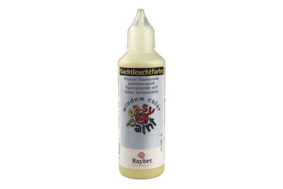 Image of Nachtleuchtfarbe easy paint , Flasche 80 ml
