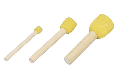 Image of Schwammstempel, 3 Grössen: 1, 2, 3cm, SB-Btl 3Stück bei JUMBO