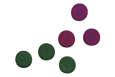 Image of Farbtabletten für Wachs und Kerzengel, SB-Btl. 5 Stück, 2 cm ø